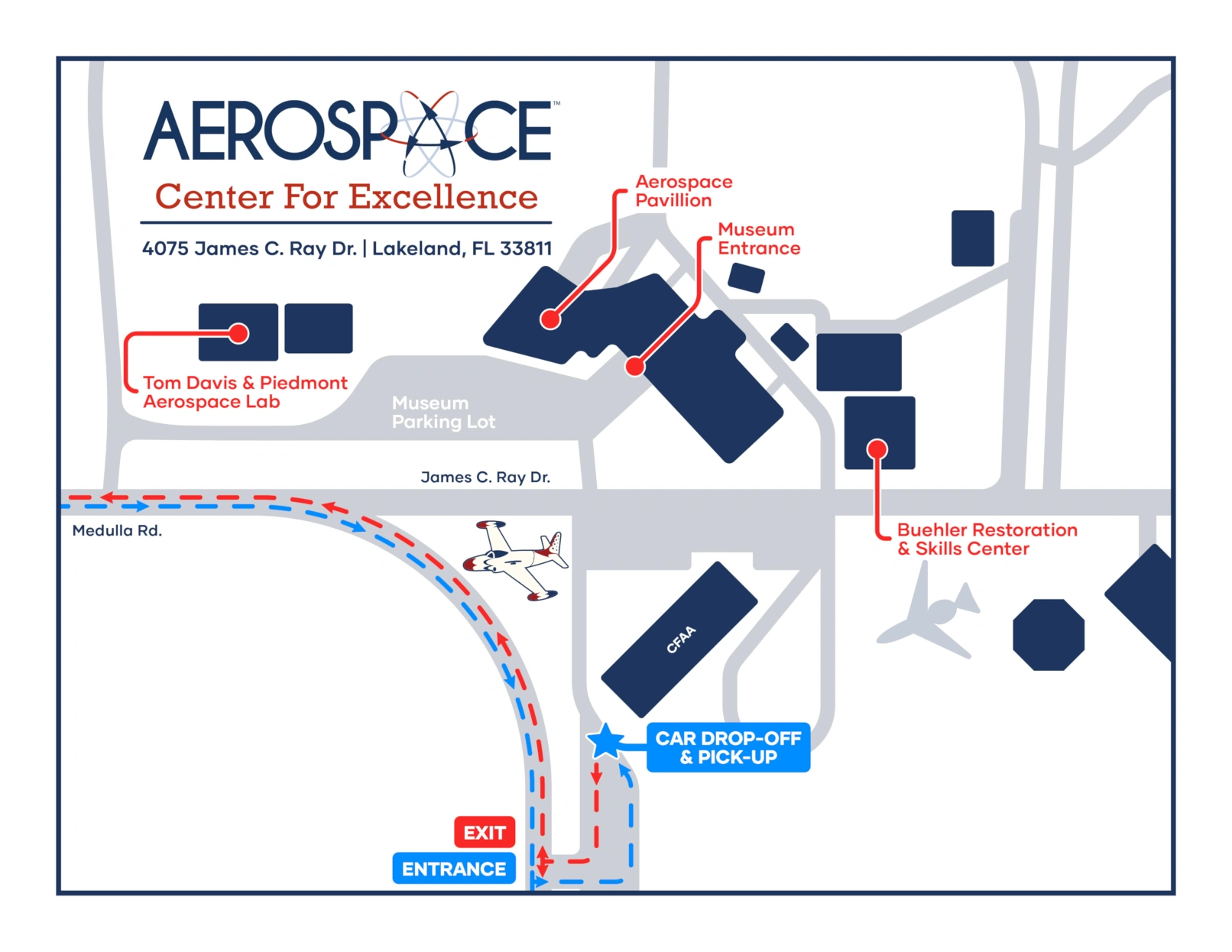 CarDropOffRoute_Map Car Drop Off Route Map